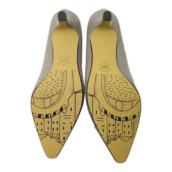 Bella Vita WOW Taupe Pump Womens Size 12 W Kitten Heel Leather Kidskin NEW - Picture 7 of 15